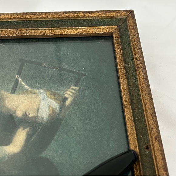 Vintage antique frame print Hope by George Frederic Watts art print litho 8x10 - Picture 10 of 16